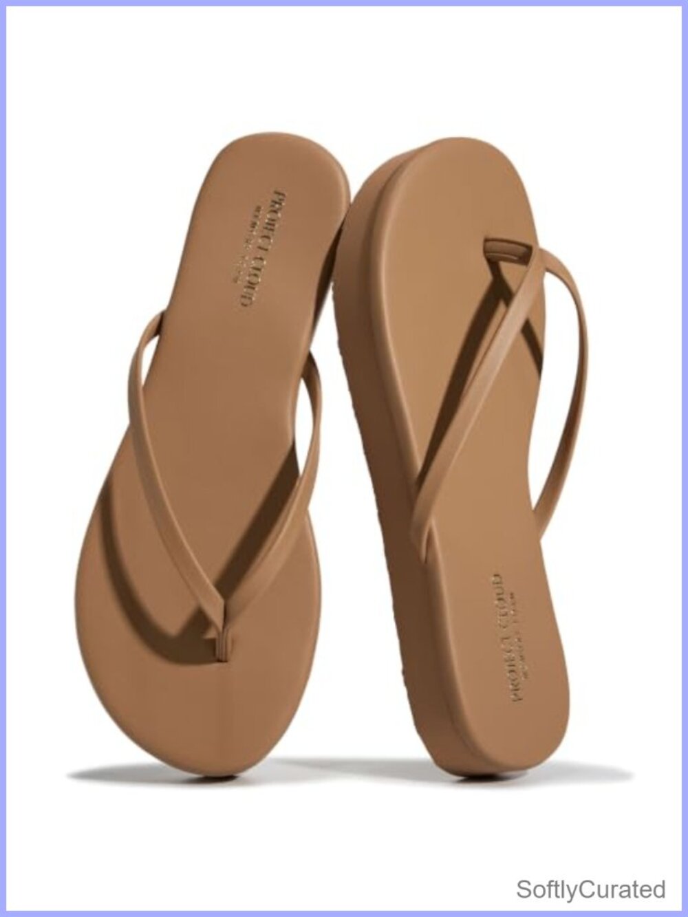 Project Cloud Platform Sandals Memory Foam Flip Flops Women